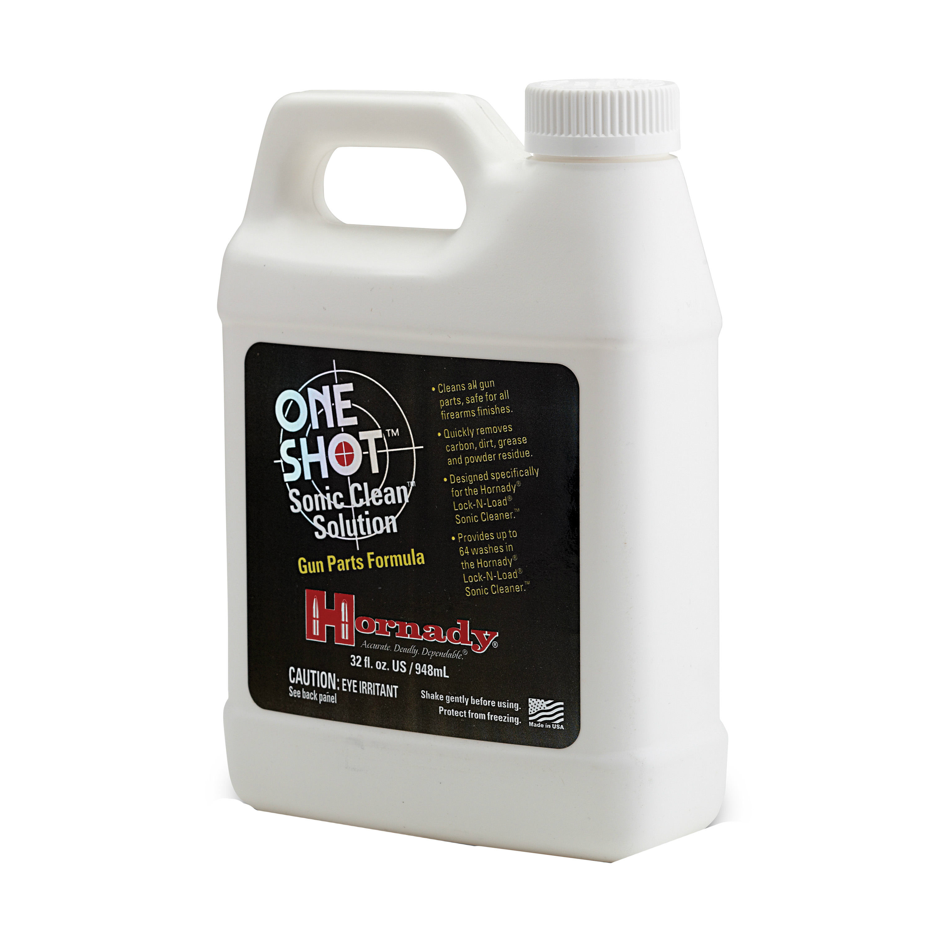 Hornady One Shot LockNLoad Sonic Gun Parts Cleaner Solution32 oz