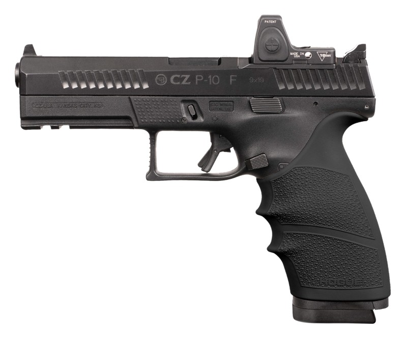 Hogue HANDALL Beavertail Grip Sleeve For CZ P-10 Full Size-Black