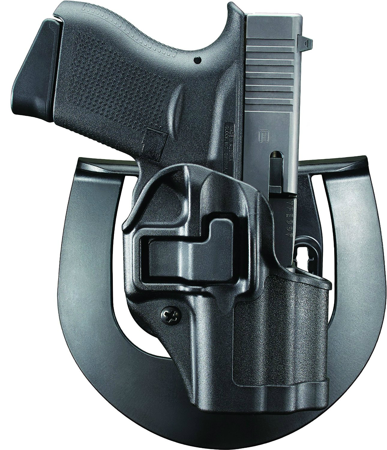 Blackhawk SERPA CQC Holster-Fits Glock 43-Right Hand-Matte Black