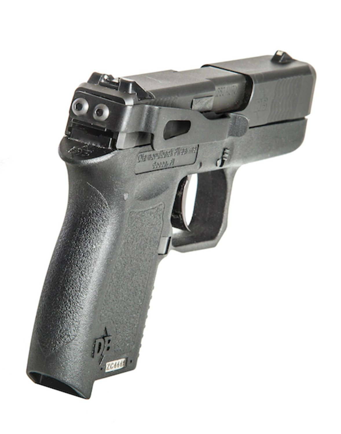 TechnaClip Diamondback DB9 & DB380 Belt ClipRight SideBlackDBBR