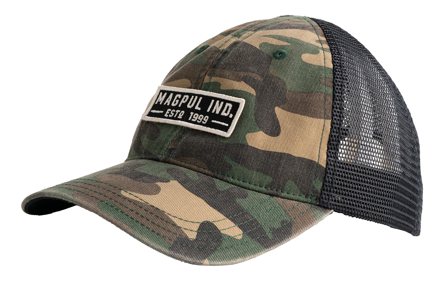 Magpul Garment Tucker Woodland Camo Adjustable Snapback Patch Hat