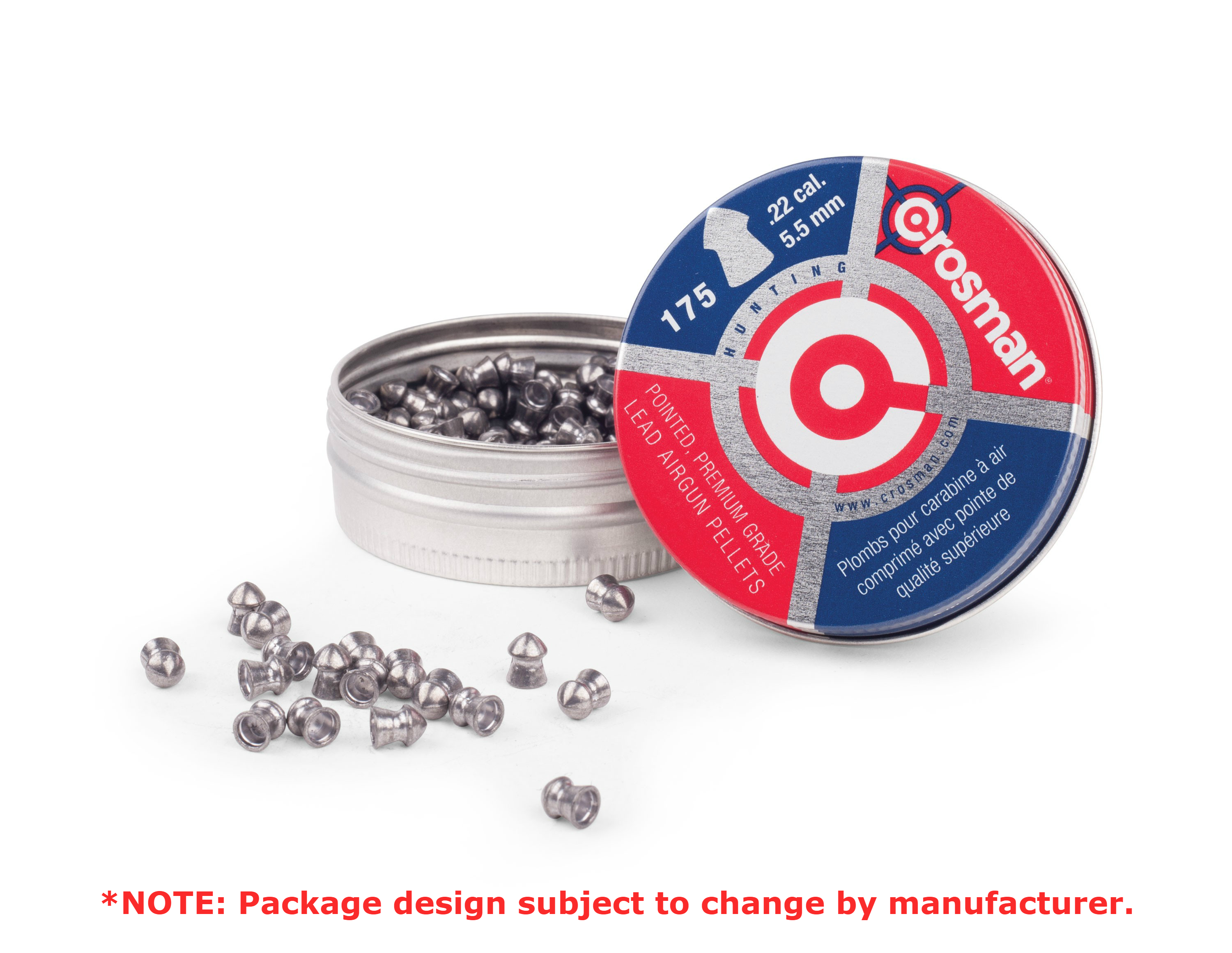 Crosman .22 Cal 5.5mm Pointed Lead PelletsPack of 175P022 eBay