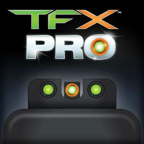 New Truglo TFX Pro Tritium Fiber-Optic Sight For Glock 42 43 TG13GL3PC